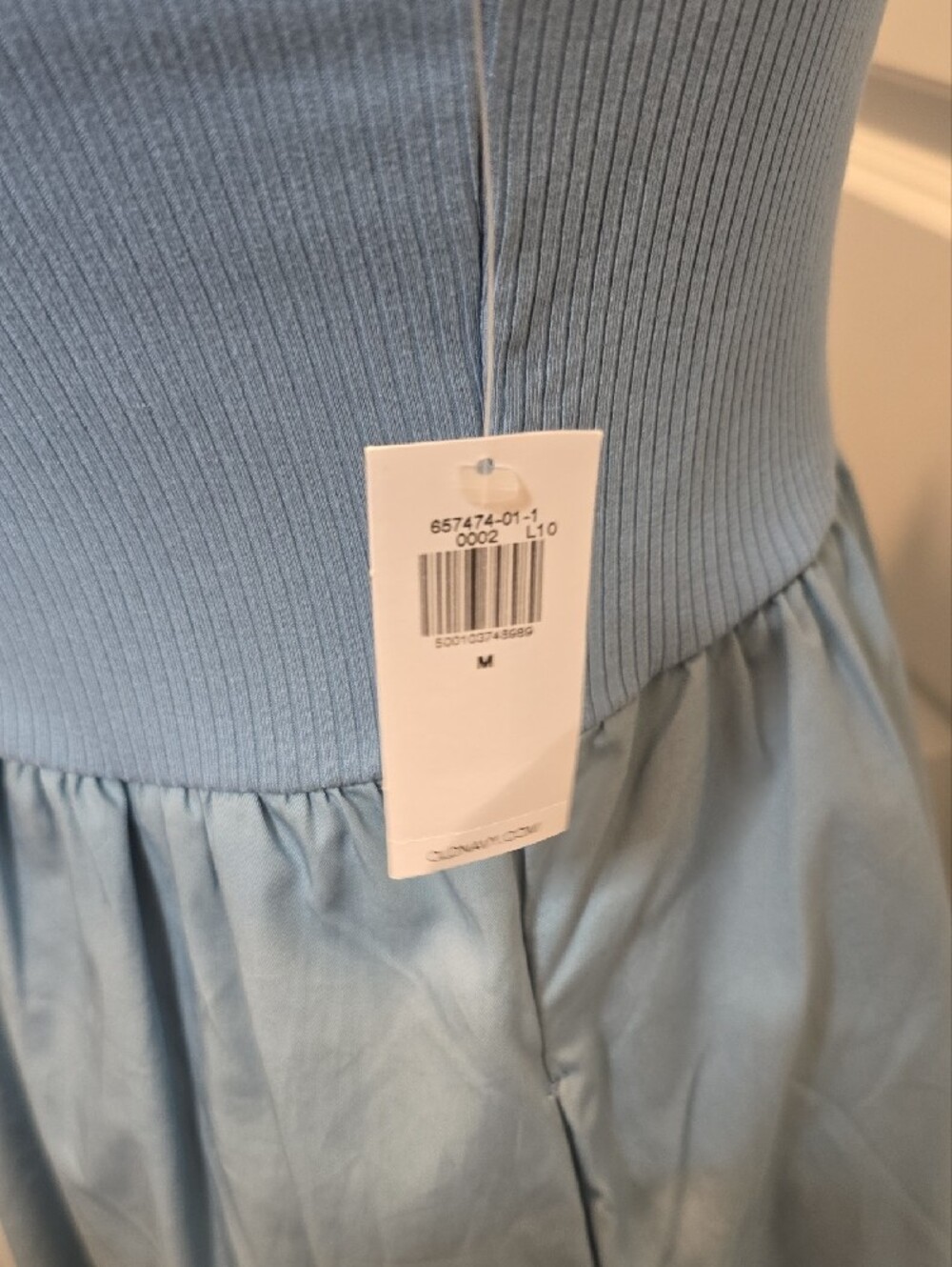 Old Navy Light Blue Sleeveless Midi Dress - Picture 2 of 6
